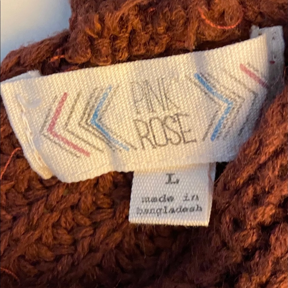 Rust Colored Sweater - Picture 5 of 5